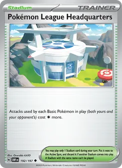 Kaart Pokémon League Headquarters