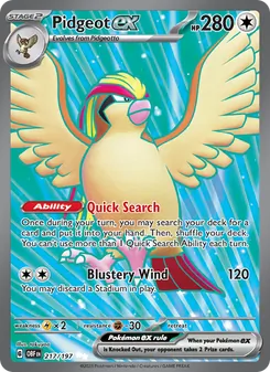 Kaart Pidgeot ex
