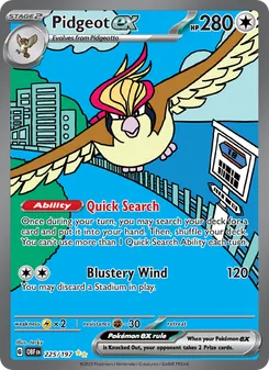 Kaart Pidgeot ex