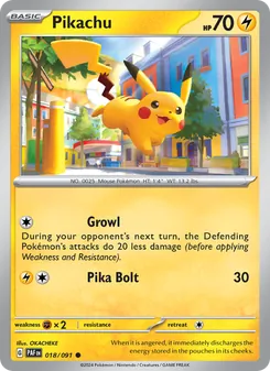 Kaart Pikachu