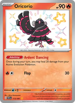 Kaart Oricorio