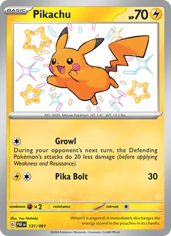 Kaart Pikachu