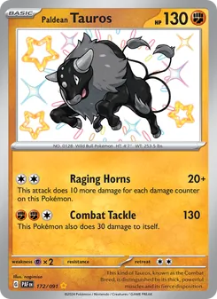 Kaart Paldean Tauros