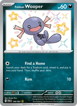 Kaart Paldean Wooper