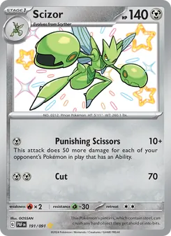 Kaart Scizor