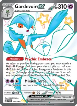 Kaart Gardevoir ex