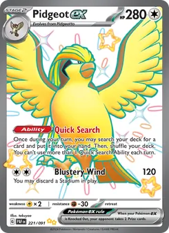 Kaart Pidgeot ex