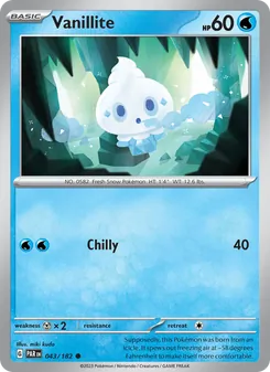 Kaart Vanillite