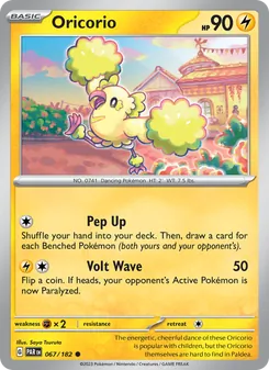 Kaart Oricorio