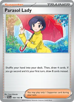 Kaart Parasol Lady