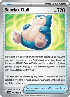 Kaart Snorlax Doll
