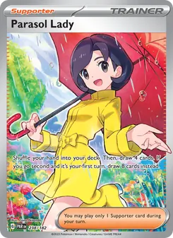 Kaart Parasol Lady