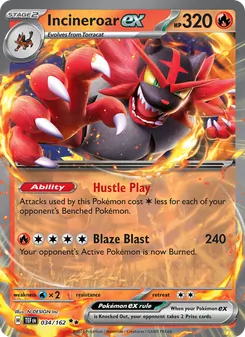 Kaart Incineroar ex