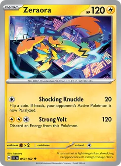 Kaart Zeraora