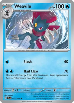 Kaart Weavile