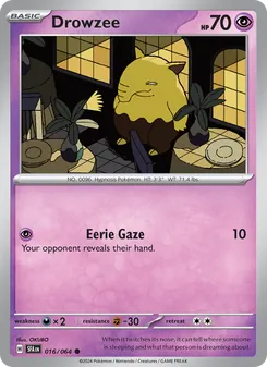 Kaart Drowzee