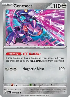 Kaart Genesect
