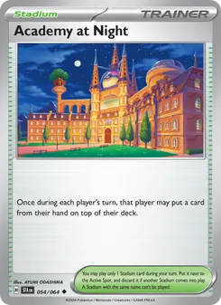 Kaart Academy at Night