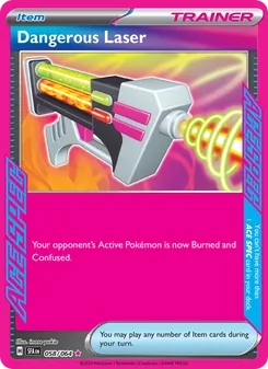 Kaart Dangerous Laser