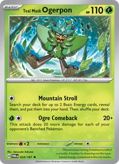 Kaart Teal Mask Ogerpon