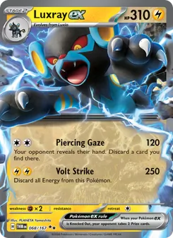 Kaart Luxray ex