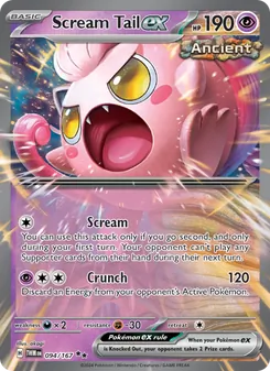 Kaart Scream Tail ex