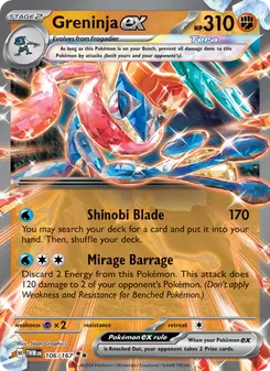 Kaart Greninja ex