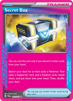 Kaart Secret Box