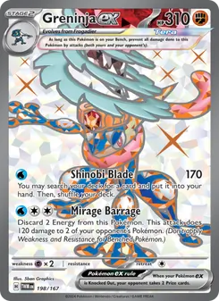 Kaart Greninja ex