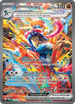 Kaart Greninja ex