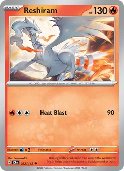 Kaart Reshiram