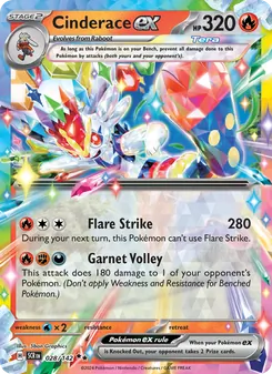 Kaart Cinderace ex