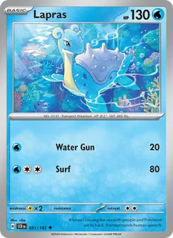 Kaart Lapras