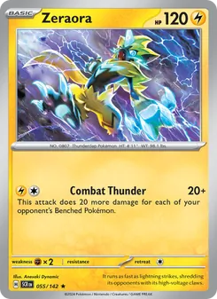 Kaart Zeraora