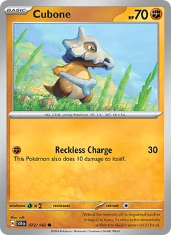 Kaart Cubone