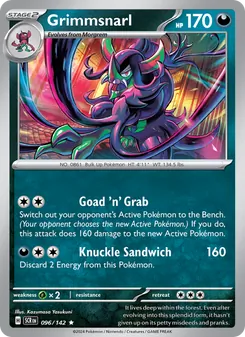 Kaart Grimmsnarl