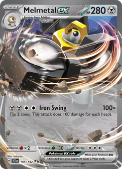 Kaart Melmetal ex