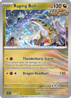 Kaart Raging Bolt