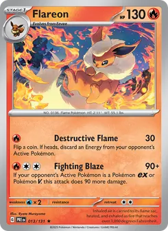 Kaart Flareon