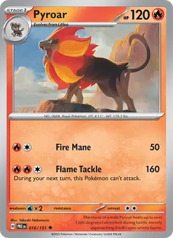Kaart Pyroar