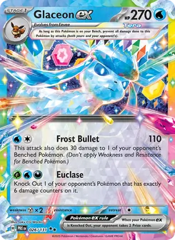 Kaart Glaceon ex