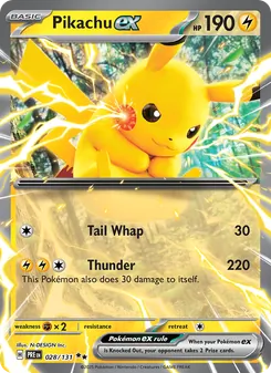 Kaart Pikachu ex
