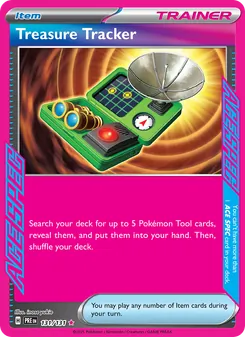 Kaart Treasure Tracker