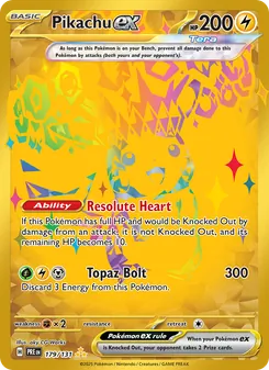Kaart Pikachu ex