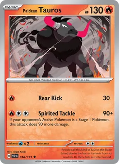 Kaart Paldean Tauros