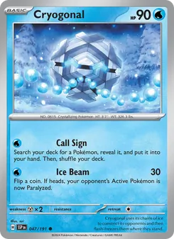 Kaart Cryogonal