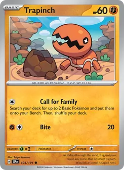 Kaart Trapinch