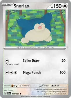Kaart Snorlax