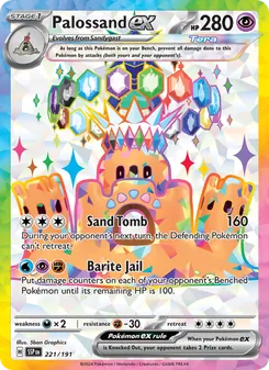 Kaart Palossand ex