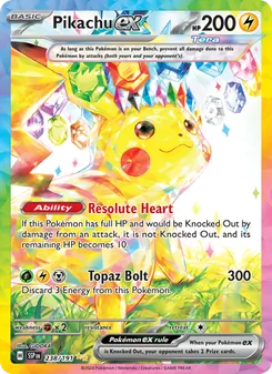 Kaart Pikachu ex